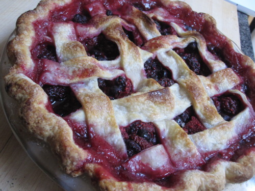 My Favorite Pie Crust and Four-Berry Filling