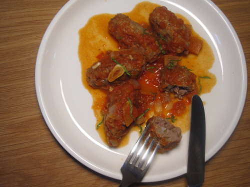 Meatballs with Spiced Tomato Sauce